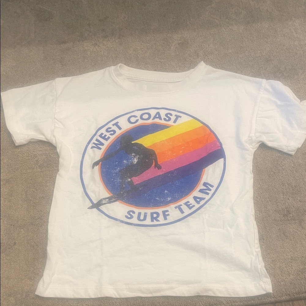 Grayson Threads Kids White Surf Team Tee